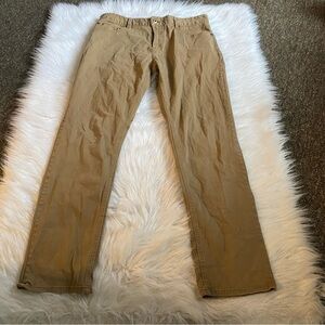 Rustic Blue Pants Mens‎ Size 34X32 Brown-Tan Cotton Blend
